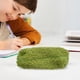 thumbnail image 4 of estuche papelería almacenamiento felpa pluma estudiante escuela cosmético organizador verde Hugtrwg  Para estrenar, 4 of 6