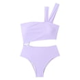 thumbnail image 5 of Sngxgn Women's Modest Bathing Suit(Purple,S), 5 of 5