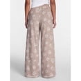 thumbnail image 5 of Women's Halloween Fall Hacci Knit Sleep Pants, Mid Rise Lounge Pants with Drawstring Elastic Waist and Pockets, Soft Casual Pajama Trousers with Seasonal Print, Sizes XS-3X, 5 of 6