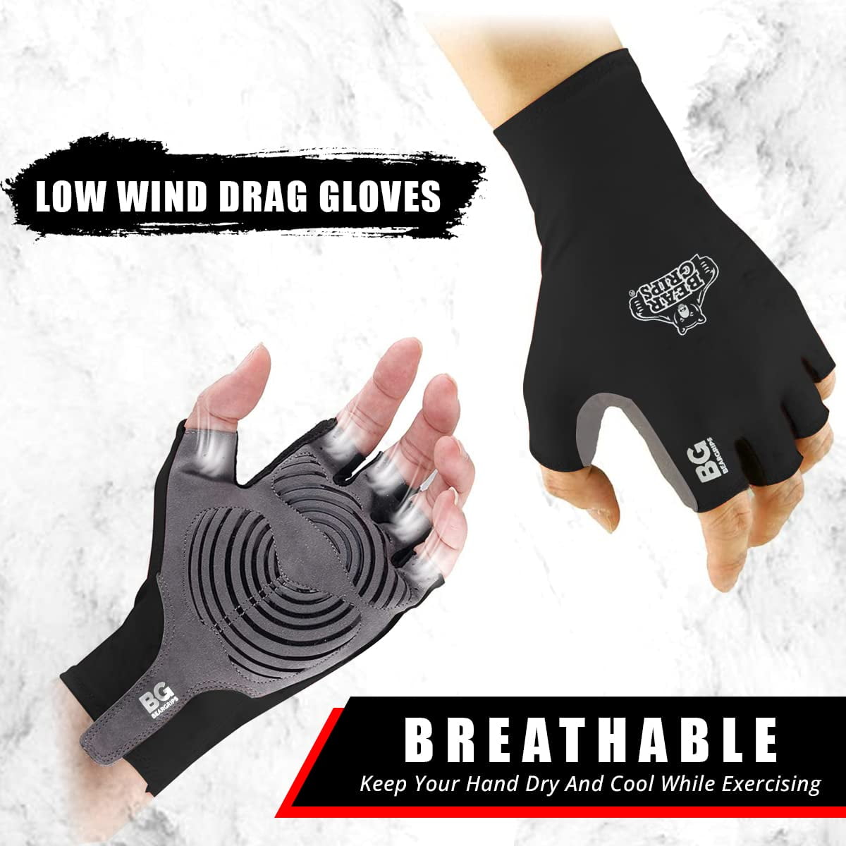 Workout Gloves for Exercise, Increased Grip, Protection – BearGrips