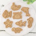 thumbnail image 4 of Moldes de grabación en relieve de galletas con forma de animal de dibujos animados, moldes de placas de prensa de Fondant de chocolate, moldes para hornear Chef Stamper Gadgets tipo 1 8 piezas seitruly HA009513-01B, 4 of 6