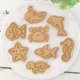 thumbnail image 4 of Moldes de grabación en relieve de galletas con forma de animal de dibujos animados, moldes de placas de prensa de Fondant de chocolate, moldes para hornear Chef Stamper Gadgets tipo 1 8 piezas Kearding HA009513-01B, 4 of 6