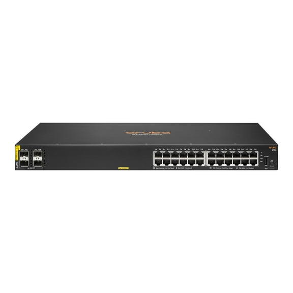 HPE Aruba 6100 24G Class4 PoE 4SFP  - switch - 28 ports - managed - rac (JL677A)