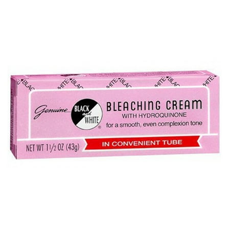 Black And White Bleaching Cream With Hydroquinone  1.5 Oz, 2