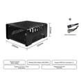thumbnail image 4 of Computer Case Desktop ITX Small Case Living Room Mini HTPC Horizontal Novelty Case, 4 of 5