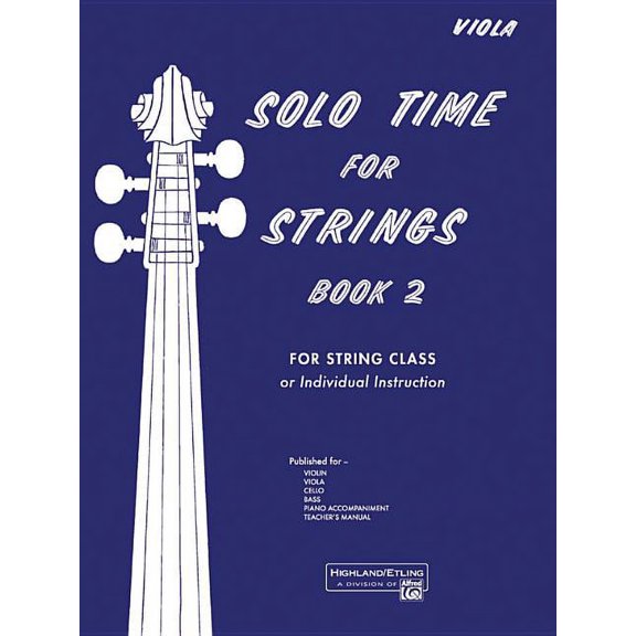 Solo Time for Strings, Bk 2: Viola, (Paperback)