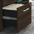 thumbnail image 5 of Office 500 Low Storage Cabinet with Drawers in Black Walnut - Engineered Wood, 5 of 8