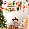 thumbnail image 5 of ToyKingdee Merry Christmas Banner with String - Paper Sign for Fireplace, Wall, and Window | Holiday Party Decor for Home and Office | Perfect Christmas Decoration, 5 of 6