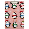 thumbnail image 2 of FMSHPON Penguins Clipboard Hardboard Wood Nursing Clip Board and Pull for Standard A4 Letter 13x9 inches, 2 of 7