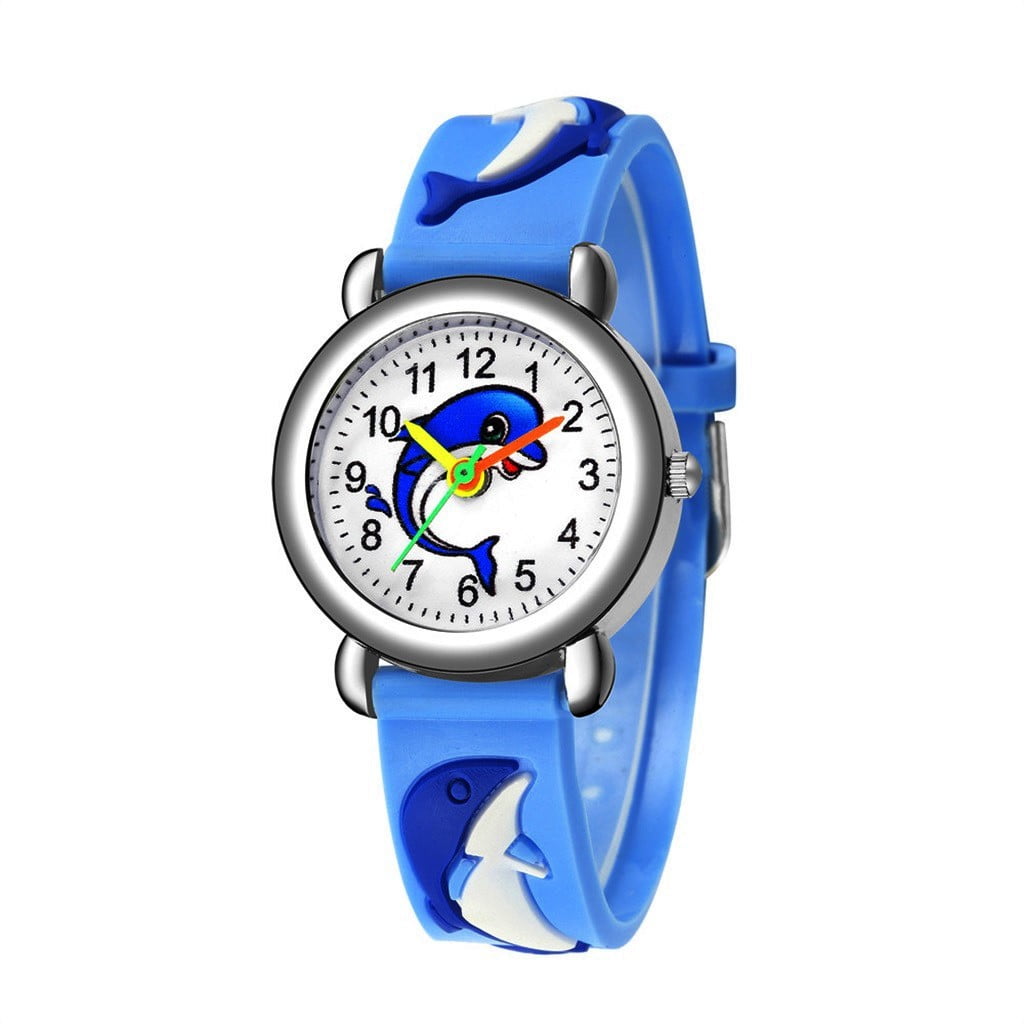 EGNMCR Montres Motif Mignon Enfants Garçons Montre Analogique à