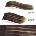 thumbnail image 3 of Almohadillas para el cabello sintético AZQUEEN de 20/30 cm, extensiones de cabello con clip, pieza de cabello invisible natural, almohadilla para el cabello para adelgazar, 3 of 5