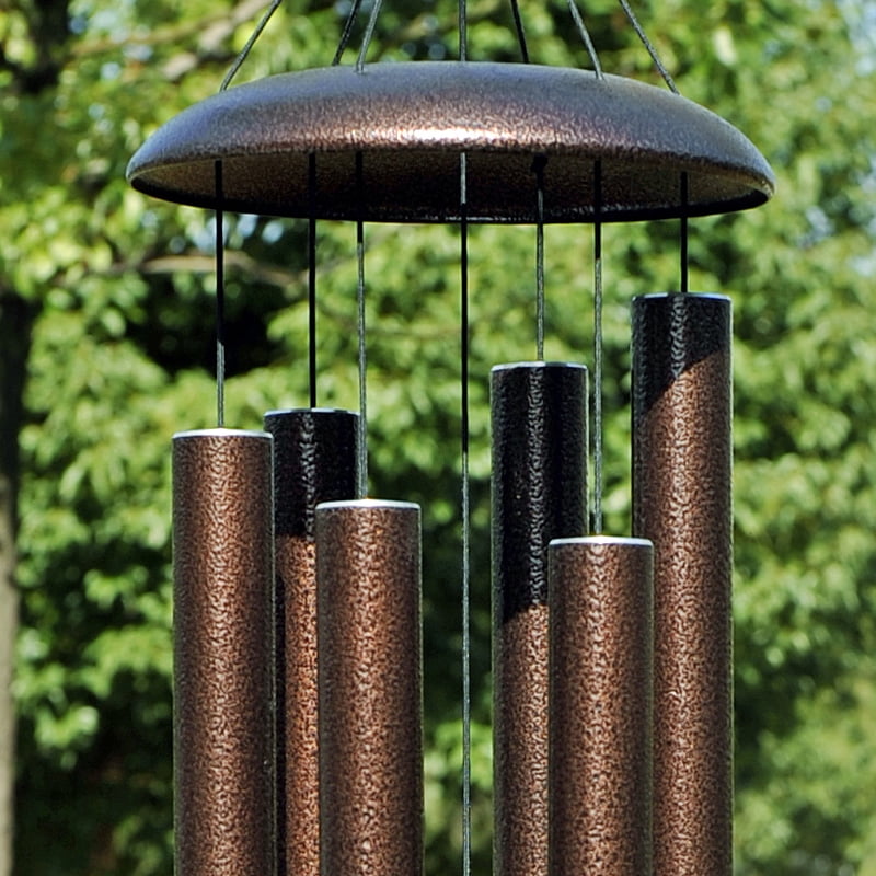 iMeshbean Large 45" Wind chimes Copper Tubes Deep Tone Resonant Bass Sound Church Bell Wind chime US