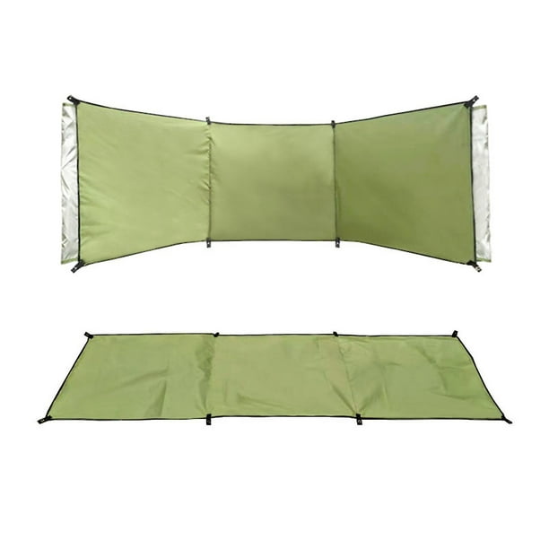 Portable Windbreaker Lightweight 3 Panel Wind Screen Camping