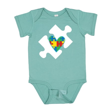 

Inktastic Autism Puzzle Piece Autistic Spectrum Awareness Boys or Girls Baby Bodysuit