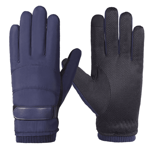 Pantalla de invierno a prueba de viento para montar en motocicleta, a prueba de frío, además de engrosamiento de algodón de terciopelo, azul, Style2