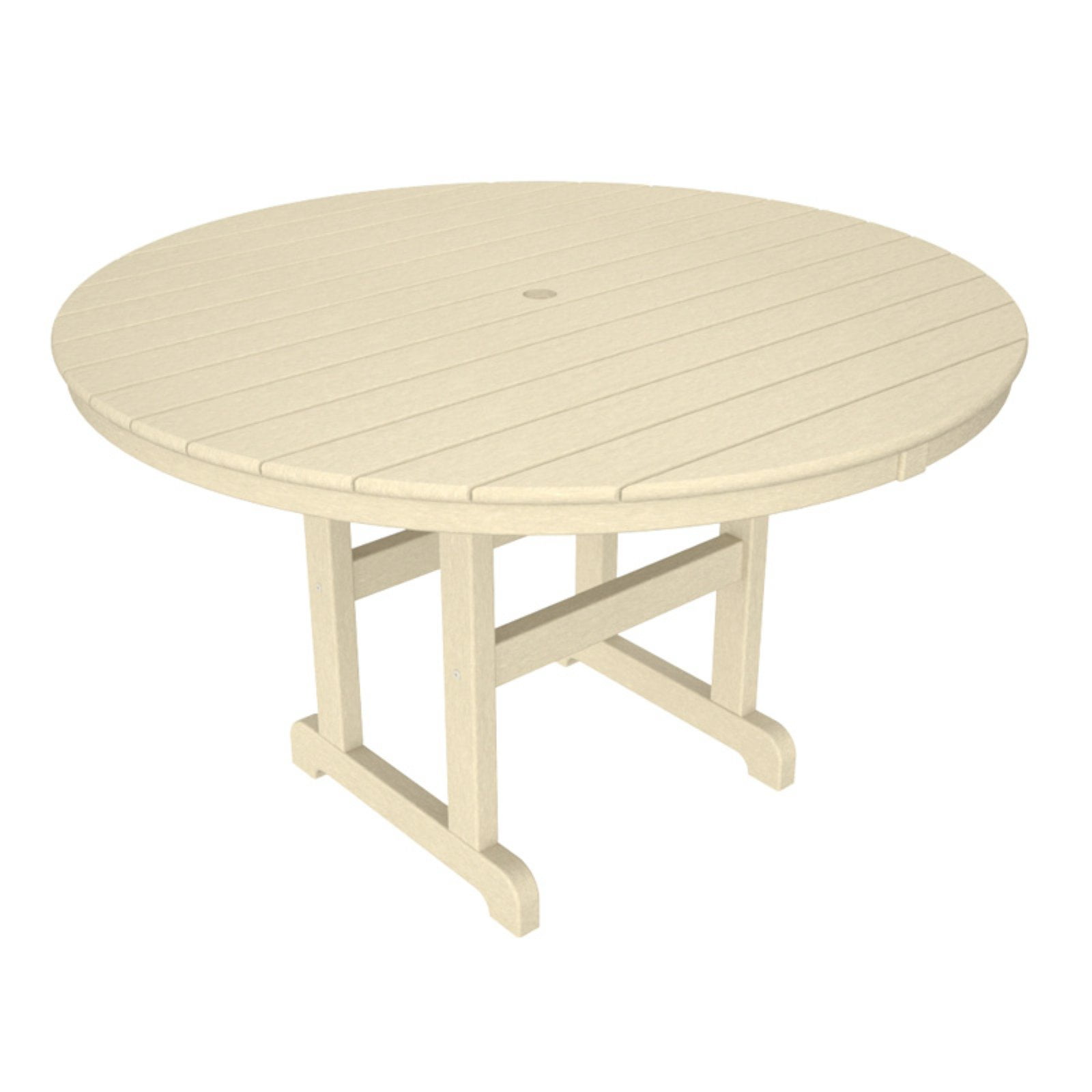 POLYWOOD® Recycled Plastic 48 in. Round Dining Table - Walmart.com - Walmart.com