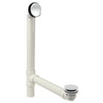 thumbnail image 4 of Westbrass Sch. 40 PVC Bathtub Assembly with Tip-Toe Drain and No-Hole Overflow, Powder Coat White, 4 of 15
