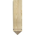 thumbnail image 4 of Ekena Millwork 6"W x 20"D x 24"H Legacy Arts & Crafts Rough Sawn Bracket, Douglas Fir, 4 of 4