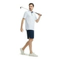 thumbnail image 5 of DTWOOO Mens Polo Shirts Short Sleeve Casual Solid Stylish Dry Fit Performance Designed Collared Golf Polo Shirts for Men, 5 of 8