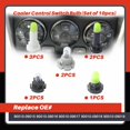 thumbnail image 2 of Bombilla Interruptor Control de Aire Acondicionado FEIMAOTUI Toyota 4Runner 2003-09, 2 of 7