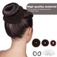 thumbnail image 4 of 2 sets Hair Bun Maker Elástico Pelo Lazos en forma de U Horquillas Herramientas de peinado Kits, 4 of 6