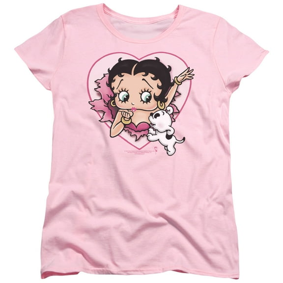 Betty Boop - I Love Betty - Women's Short Sleeve Shirt - Small