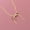 Gold, variant on Sterling Silver Ribbon Bow Choker Necklace A2043-Rose Gold