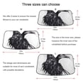 thumbnail image 5 of Crow Head Bird Automotive Front Car Windshield Sun Shade Reflector Foldable for Front Fit for Cars Truck SUVs, 5 of 8