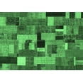 thumbnail image 1 of Ahgly Company Indoor Rectangle Patchwork Emerald Green Transitional Area Rugs, 2' x 3', 1 of 4