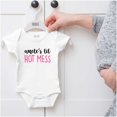 thumbnail image 5 of Uncles Lil Mess Niece Nephew Cute Romper Boys or Girls Infant Baby Brisco Brands 12M, 5 of 6