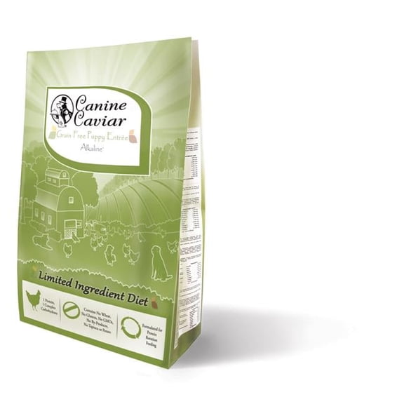 Canine Caviar Grain Free Puppy Alkaline Holistic Entree F58, 4.4 pound - 8 Bags Per Bale