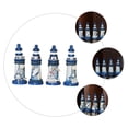 thumbnail image 4 of Miangastore Phare Décoratif Mini Salon Bureau 4 Pcs 5.1x2x2in, 4 of 8