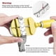 thumbnail image 2 of Watch Band Link Removal Tool Kit With 12pcs Replacement Pins And 3pcs Pin Punche, 2 of 5