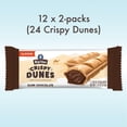 thumbnail image 3 of Crispy Dunes Vegan Chocolate Hazelnut Wafer Sticks – Low-Calorie Keto Snack with Hazelnut Cream Filling, 90 Calories, Non-GMO, Prebiotic Fiber - 12 Pack, 3 of 5