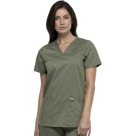 

Cherokee Workwear Revolution Women s Scrubs Top V-Neck WW620