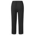 thumbnail image 3 of Aayomet Work Pants Womens Sweatpants - Womens French Terry Jogger Sweats,Black L, 3 of 5