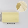 thumbnail image 6 of Colored Index Cards 5x7 Inch - 50 Pack Ruled Flash Cards for Students, Office & Home, Durable Study Note Cards with Lines Yellow, 6 of 6