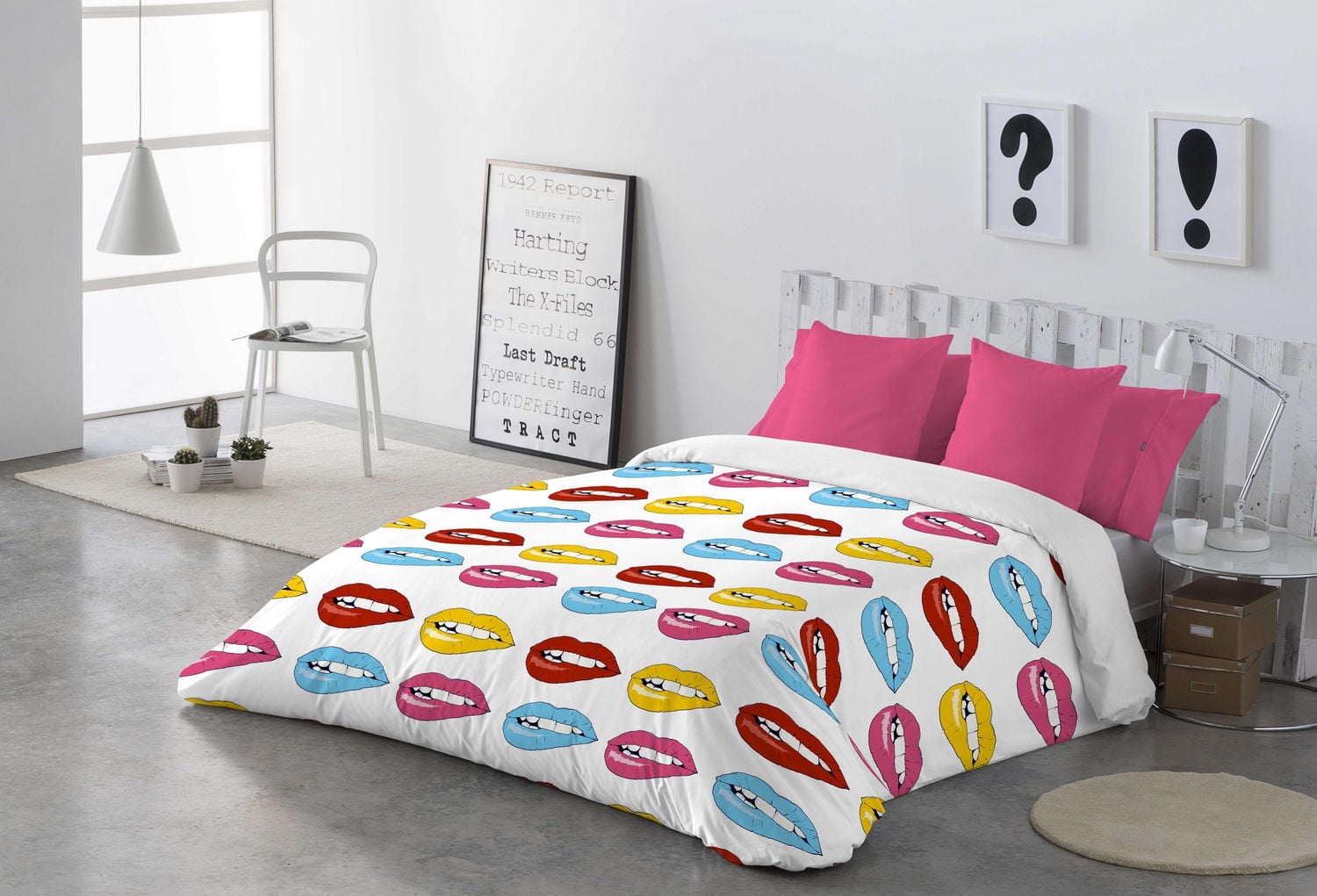 Gouchee Home Lips Cotton Duvet Cover Set