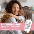 thumbnail image 2 of Best Auntie Gifts - 20 OZ Tumbler Mothers Day Gift for Auntie, Aunts from Niece, Nephew Insulated Travel Cup Unique Birthday Present Awesome Aunt Gift for Women/New Aunt/Aunt to Be/Great Aunt, 2 of 6