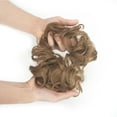 thumbnail image 6 of Elegant Woman Donut Ponytail Synthetic Hair Pieces and Buns Big Hair Messy Dish Hair Bun Ponytail Extensions Chignon, 6 of 7