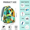 thumbnail image 4 of Rainbow Gradient Backpack Artistic Pop Art and Colorful Abstract Pattern School Bag Stylish Fashion Students Bag, 4 of 6