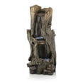 thumbnail image 3 of Alpine Corporation Outdoor 3-Tier Tree Trunk Water Fountain with LED Lights, 3 of 12