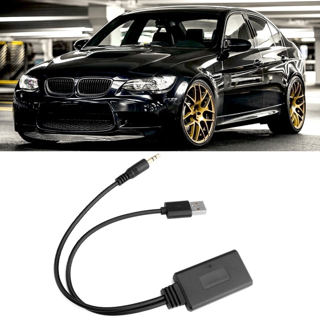 Adaptador De Entrada Auxiliar De 12 Pines Con Enchufe USB De 3,5 Mm Compatible Con E90 E91 E92 E93