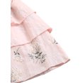thumbnail image 4 of Xingqing 4 Couleurs d'Été Bébé Filles Mignonne Robe Fleurs Imprimées sur l'Épaule Sans Manches A-Ligne Mini Robe, 4 of 7