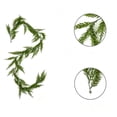 thumbnail image 2 of Cadancy Christmas Garland 6FT Artificial Pine Wreath with Berries for Fireplace Mantel Staircase Railing Holiday Party Indoor Outdoor Home Decoration Xmas Seasonal Decor, 2 of 7
