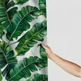 thumbnail image 3 of Orinice Tropical theme shower curtain set, green bathroom set, banana leaf decoration 69x72, 3 of 7