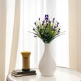 thumbnail image 5 of Qiangzon Faux Calla Lily, Artificial Flowers for Outdoors, Fake Plants UV Resistant, Faux Plastic Flowers, Indoor Outside Planter Home Porch Summer Decor, Dark Purple, 5 of 6