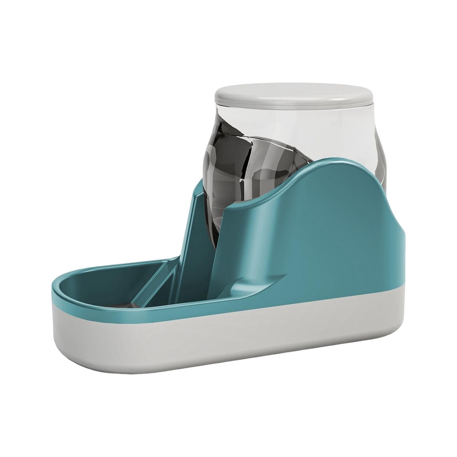 Bvdfgk 3.8L Pet Water Dispenser, Cat Dog Gravity Water Feeder, Automatic Water Bowl for Blue