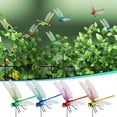 thumbnail image 3 of 12 Pcs Dragonfly Hat Clip, Clip on Dragonfly for Hat, Dragonfly Garden Decor Clip-On, Dragonfly Clip Bug Repellent for Outdoors, Dragonfly Decor Gardening, 3 of 8