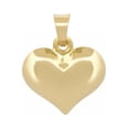 thumbnail image 1 of Dije Corazon Facetado 2 Vistas Oro Amarillo Sólido 14k, 1 of 5